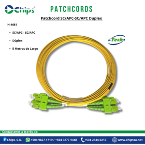 PATCHCORD SC/APC-SC/APC DUPLEX H-4661